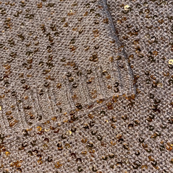 🆕Emaline Women Gold sequined sweater 1X NWT - Picture 5 of 6